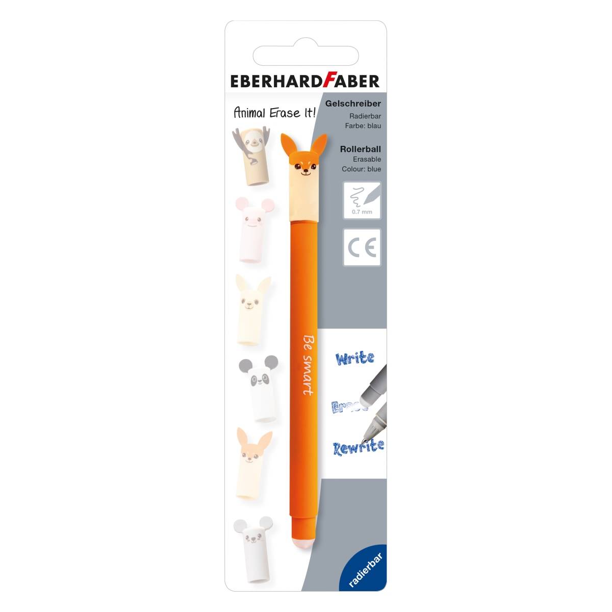 Eberhard Faber roler gel piši briši animal bc