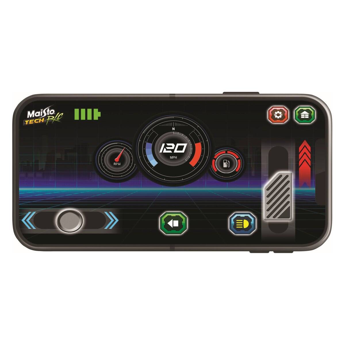 MAISTO automobil R/C 1:41 Die-Cast Metal RC (bluetooth car), sort 82651