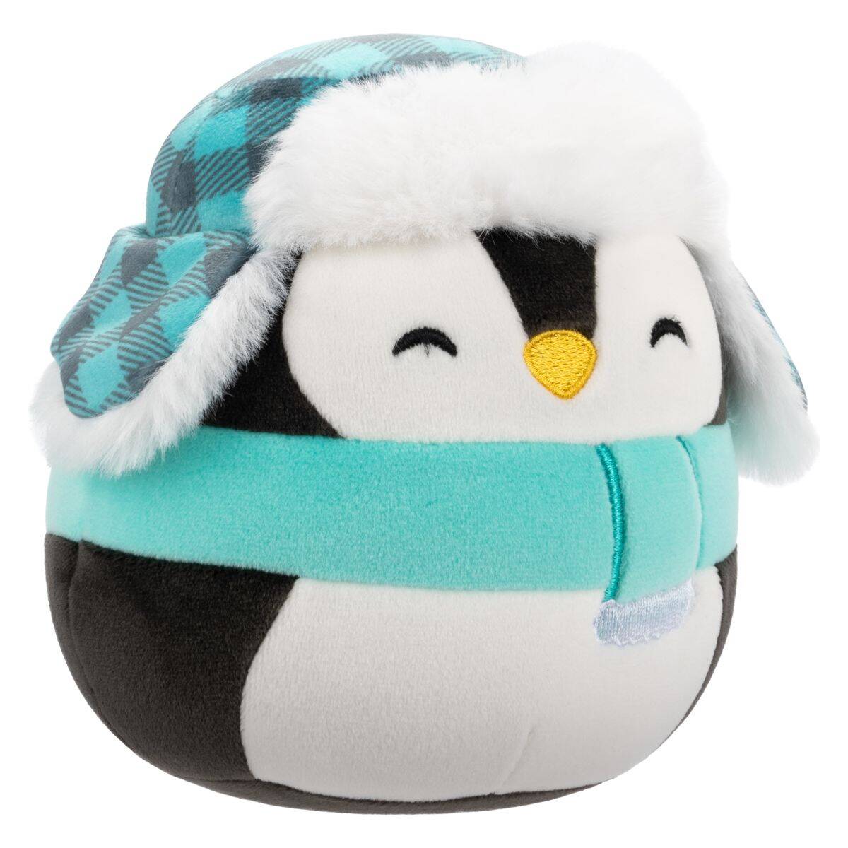 Squishmallows Luna pingvin s kapo in šalom 19 cm