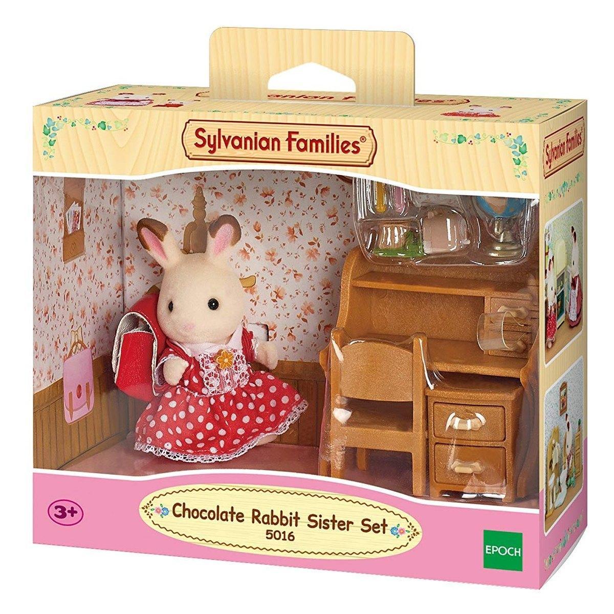 Sylvanian Families Sestra čokoladni zajček za pisalno mizo