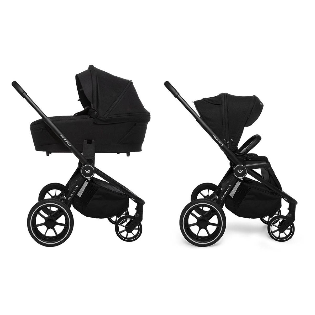Muuvo voziček 2v1 Quick 4.0 classic black