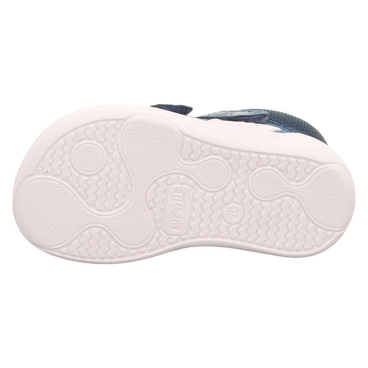 Superfit čevelj nizek SUPERFREE 1-000543-8020 barefoot F blau/weiß 21
