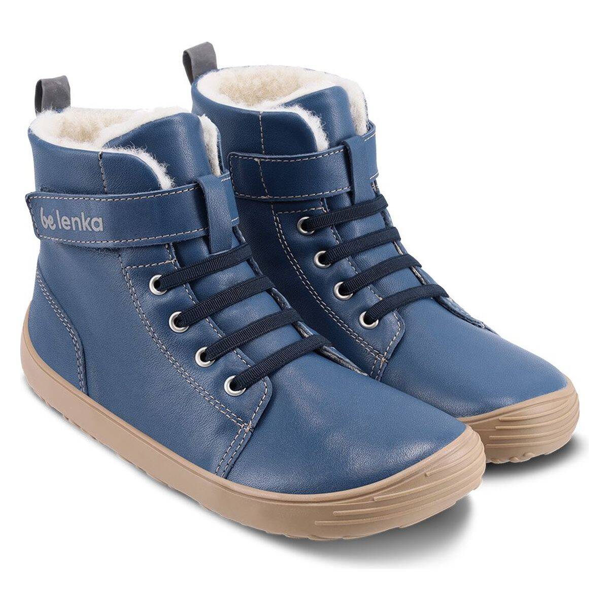 Be Lenka čevelj gležnjar Winter Kids barefoot F ocean blue 26