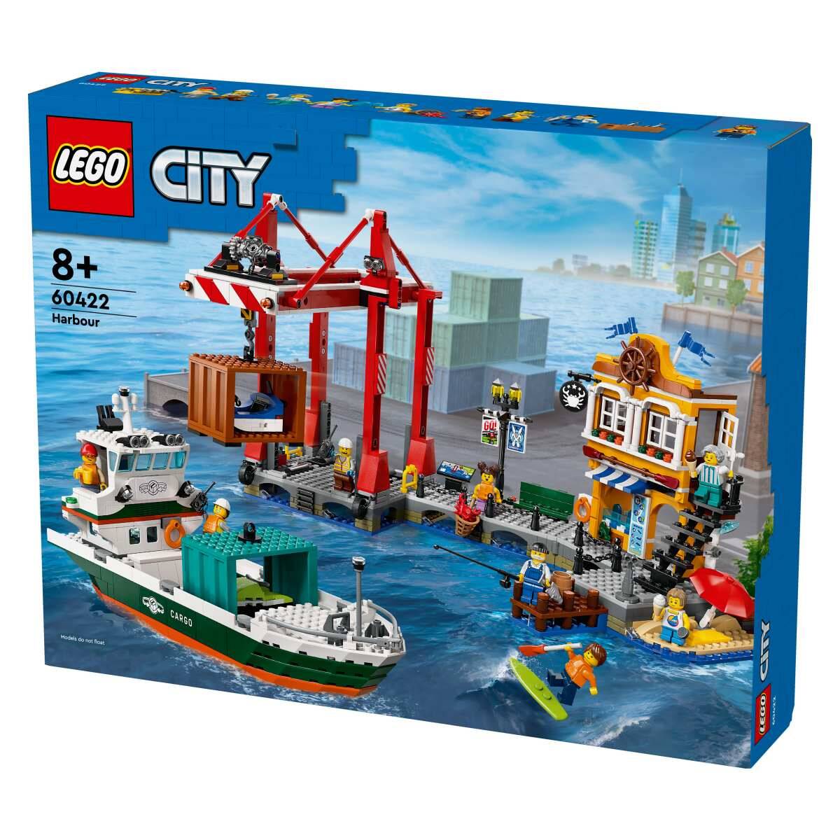 Lego® City 60422 Obmorska luka s tovorno ladjo