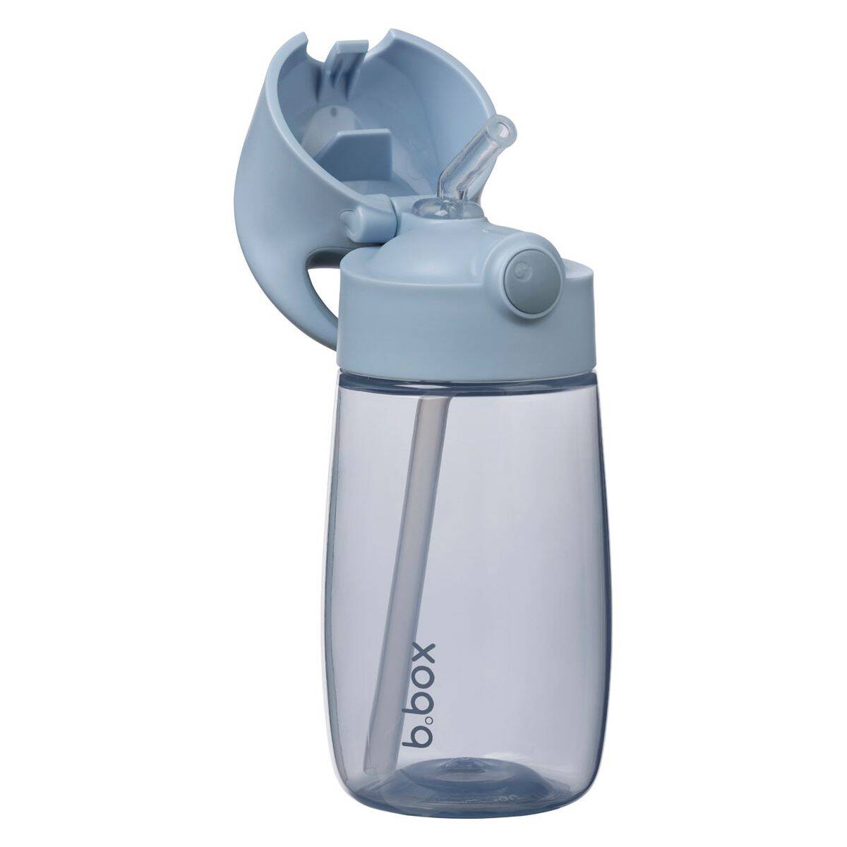 b.box steklenička Junior s slamico, 380 ml chill out