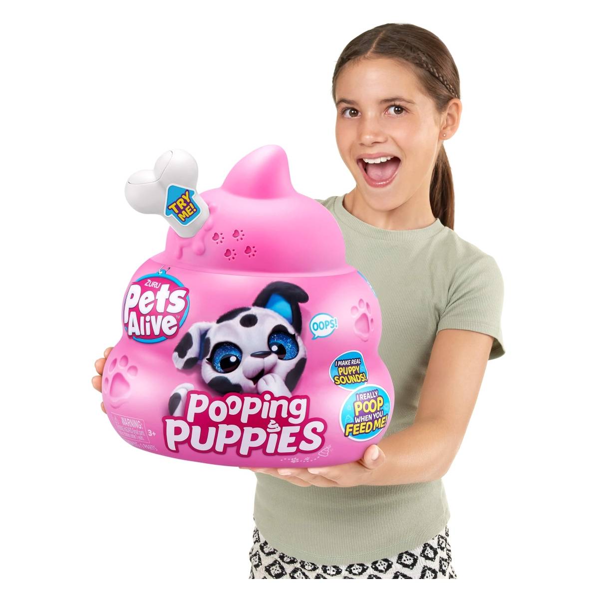 ZURU pliš psić Pets Alive Pooping Puppies 3 sort.