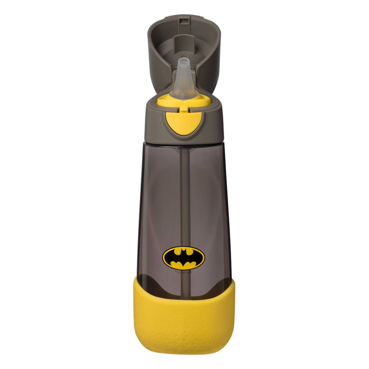 b.box steklenička Tritan s slamico, 600 ml yellow, blue