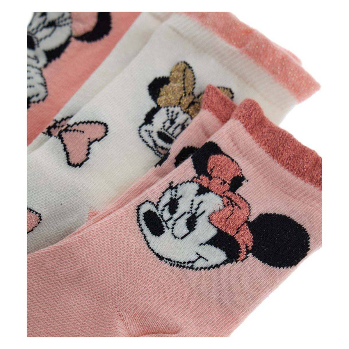 Original Marines nogavice 3 kosi DEACL106F DISNEY D Roza 37/39