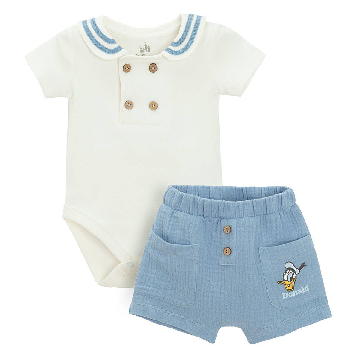 Cool Club komplet 2 delni KR KH LCB2801877-00 DONALD DUCK F Večbarvno 80