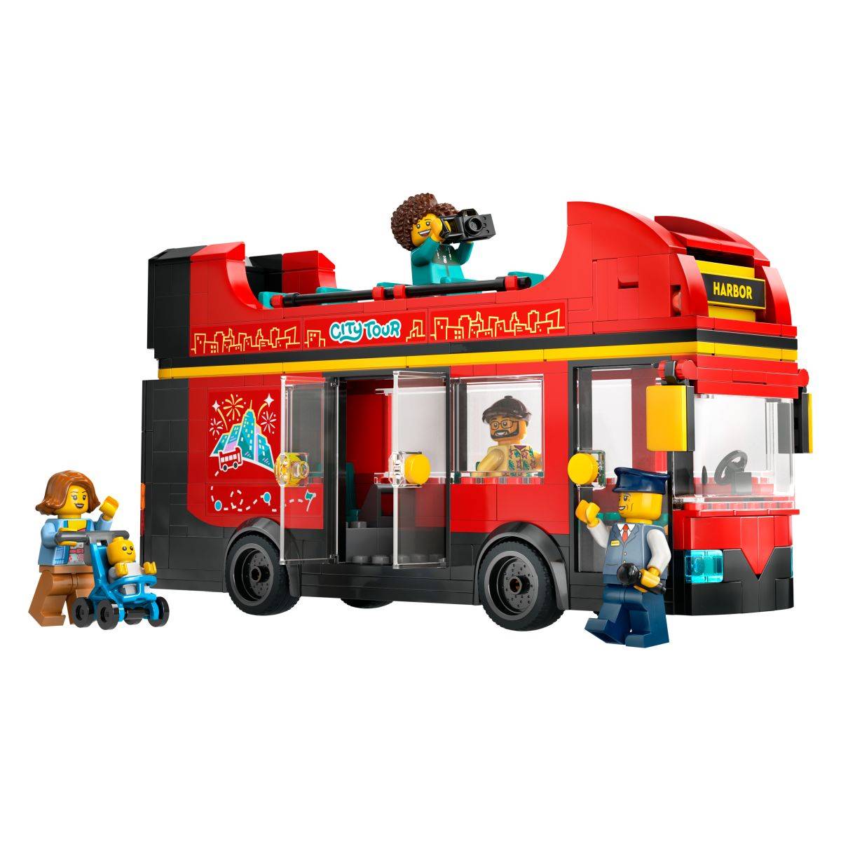 LEGO® CITY 60407 Crveni turistički autobus na kat