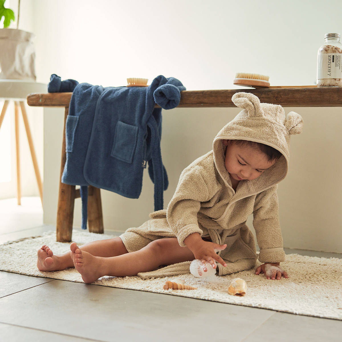 Jollein kopalni plašč 3 do 4l Modra