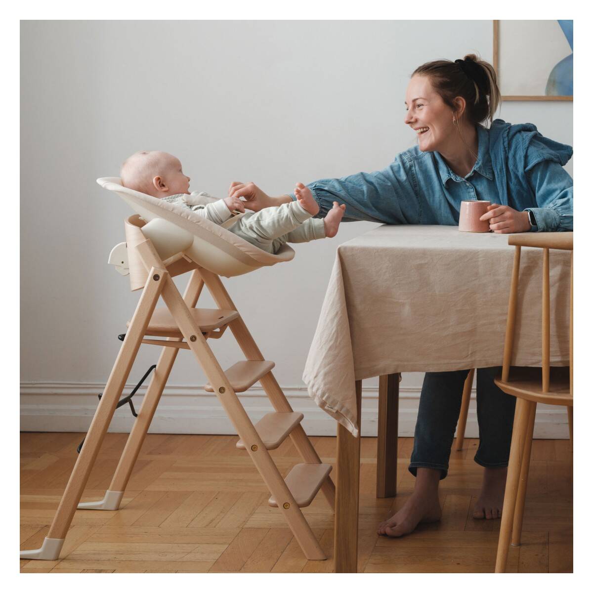 KAOS hranilica Klapp Set za novorođenče Ivory KLA-BAB-SEA-IVO