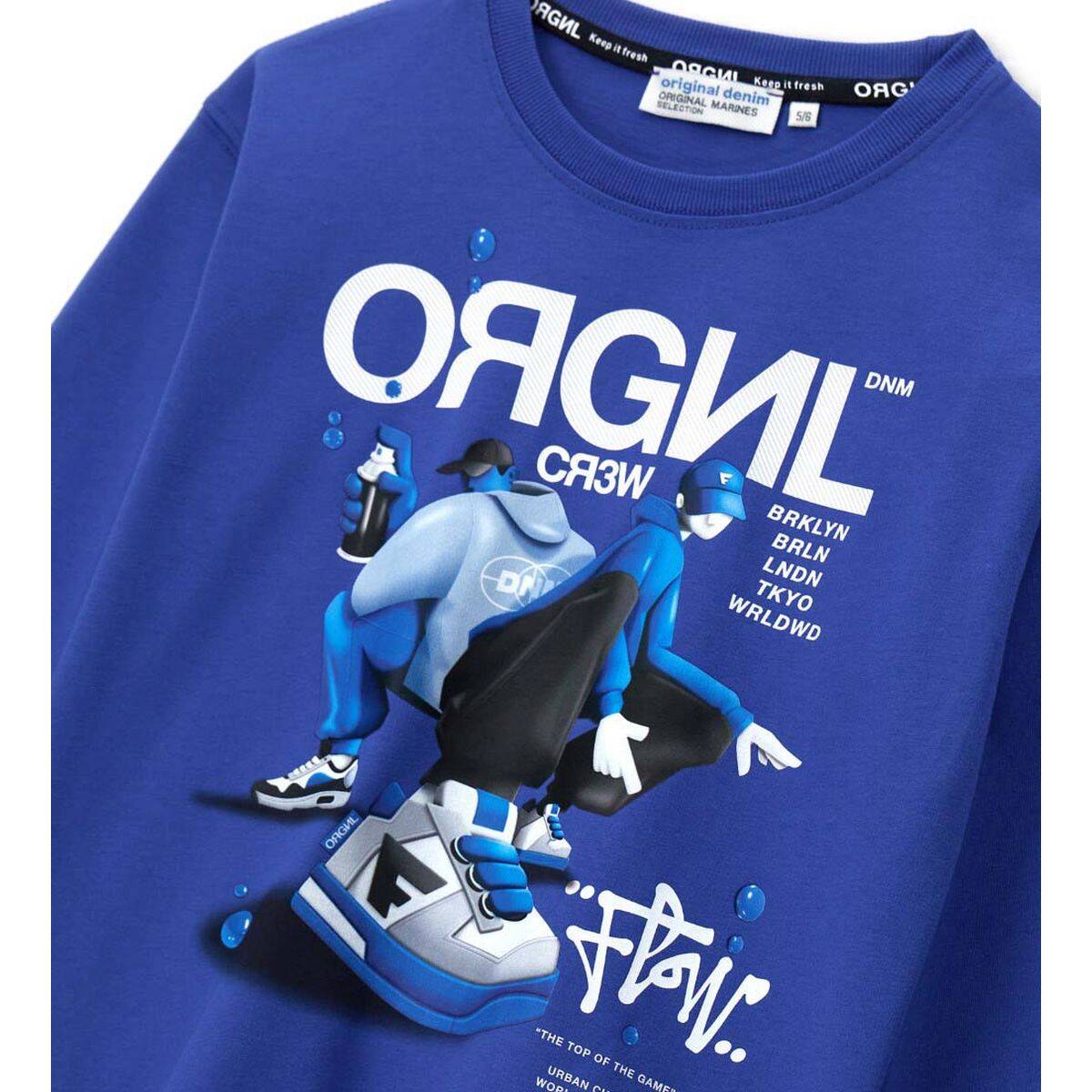 Original Marines majica DR DFA2528B F Modra 140