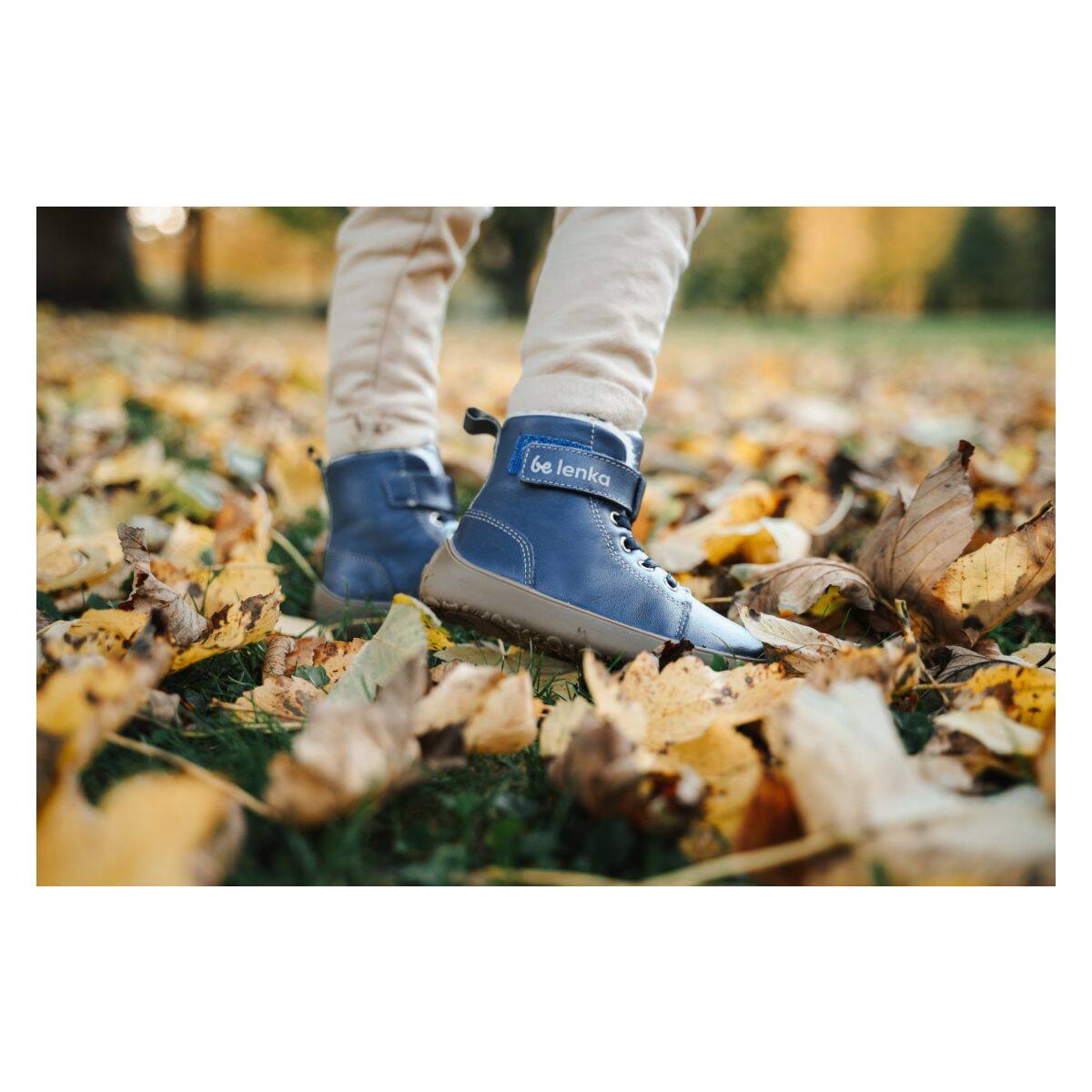 Be Lenka čevelj gležnjar Winter Kids barefoot F ocean blue 28