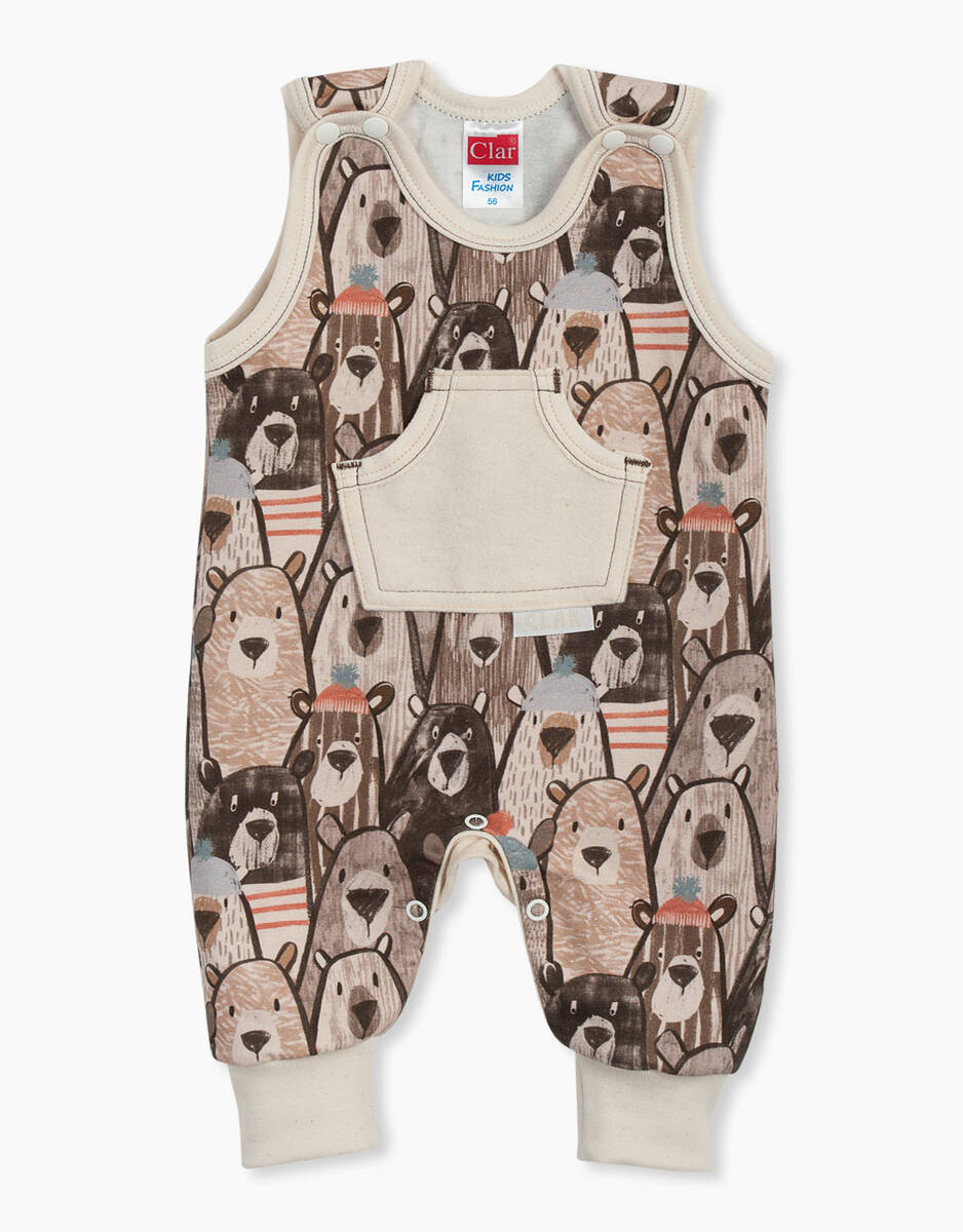 CLAR kombinezon bez rukava  slatki medvjedić BR DH 07129 U Bež 68