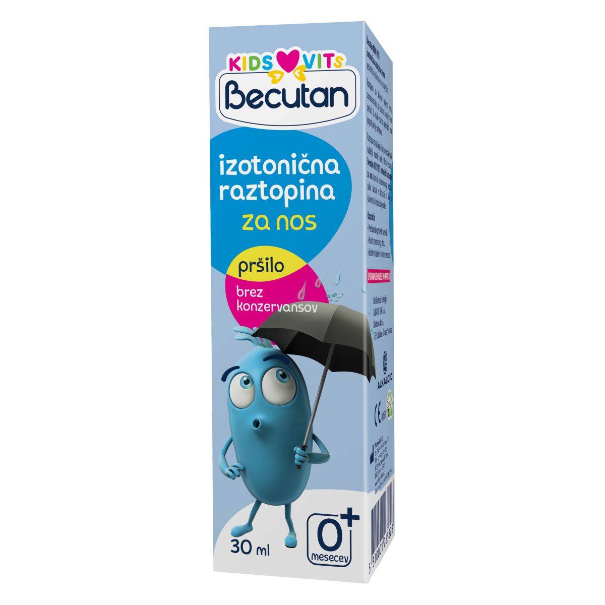 Becutan hipertonična raztopina Kids Vits Nasal