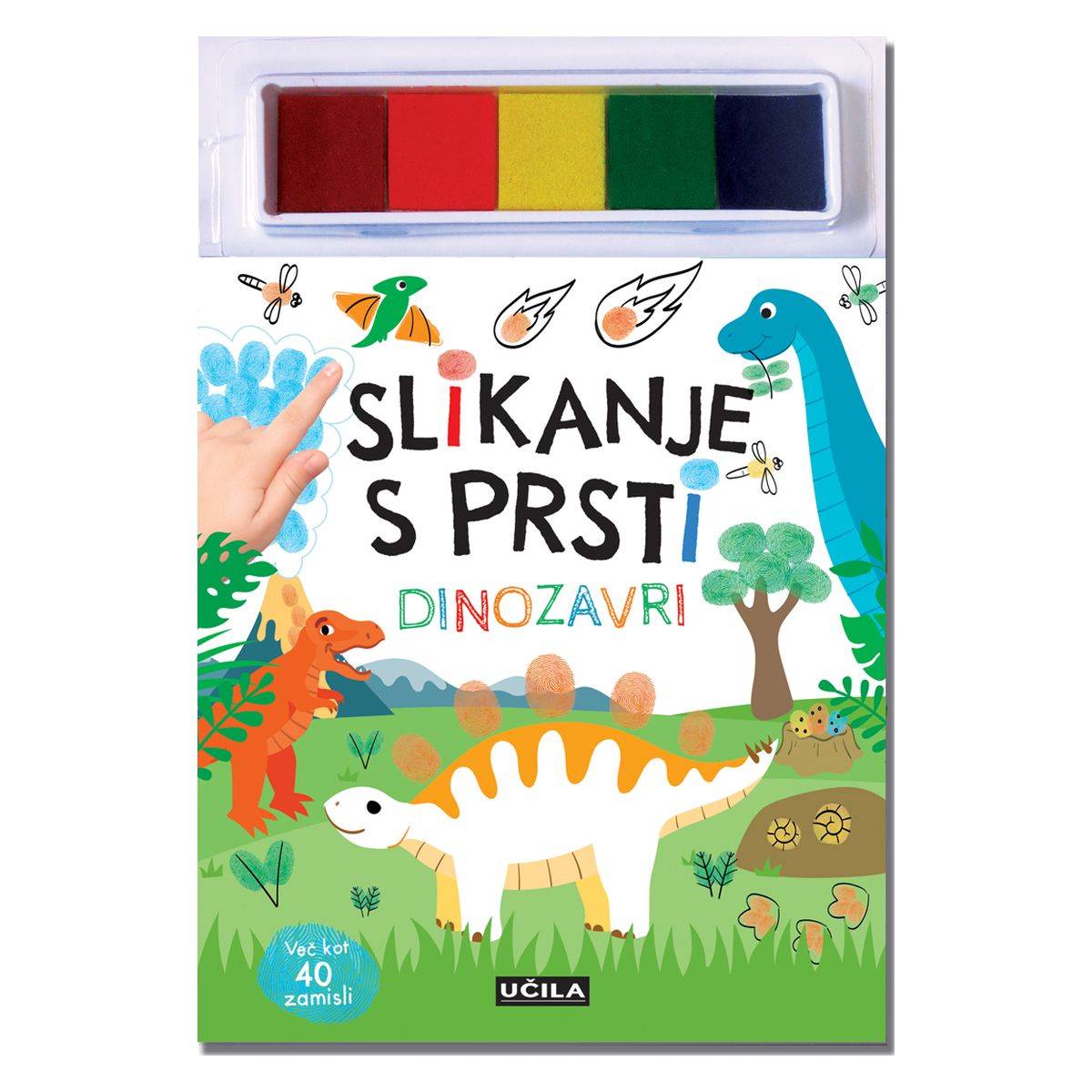 Učila Slikanje s prsti - dinozavri