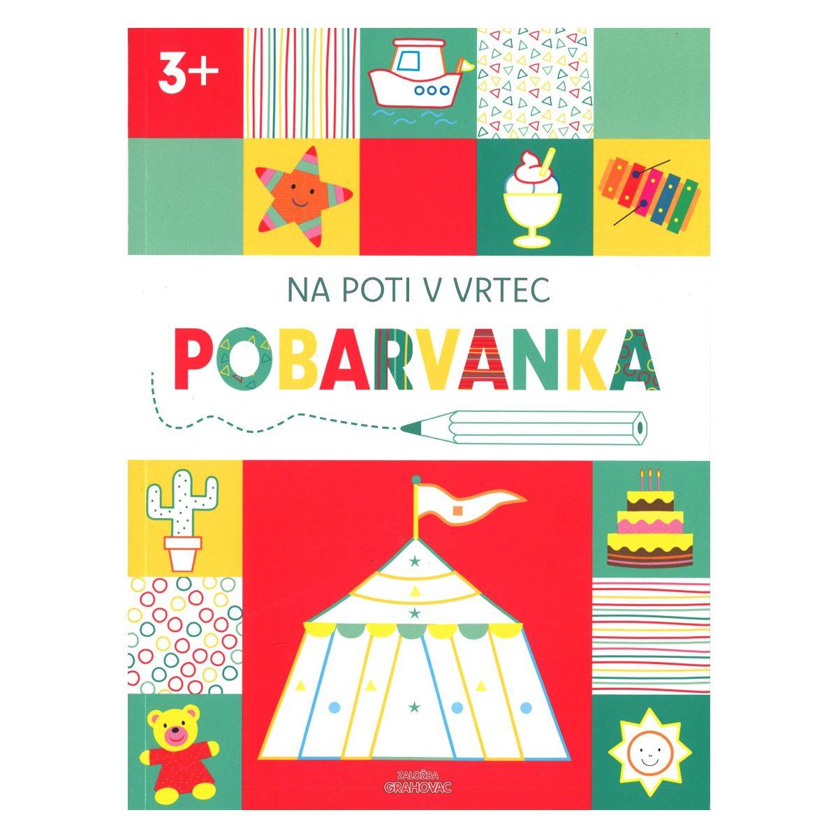 Grahovac Na poti v vrtec 3+, Pobarvanka