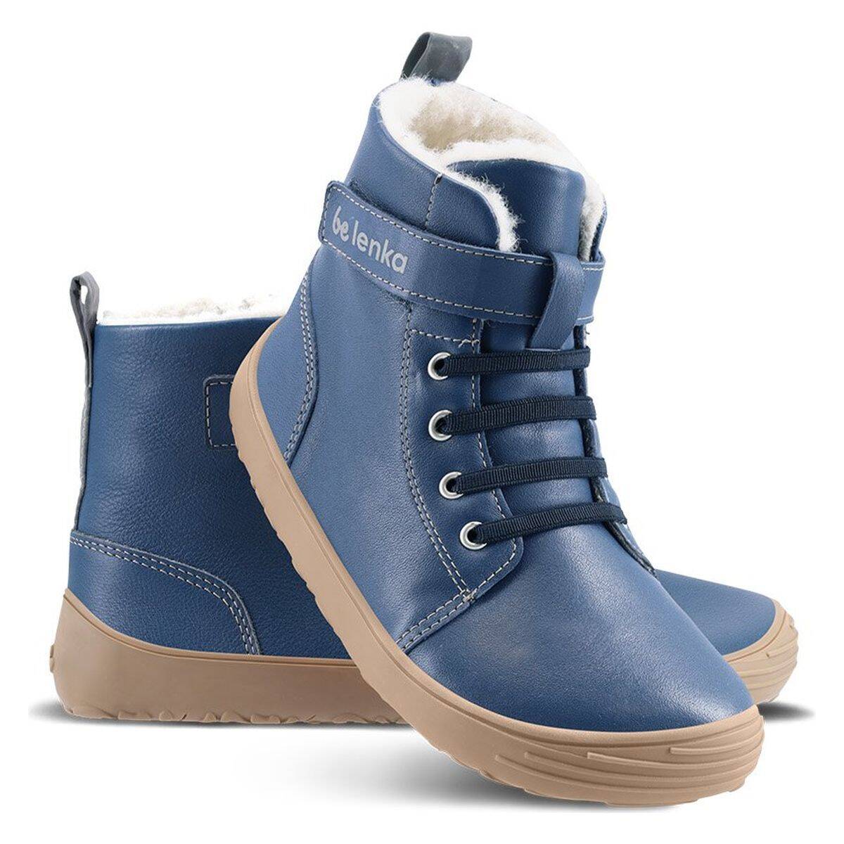 Be Lenka čevelj gležnjar Winter Kids barefoot F ocean blue 29
