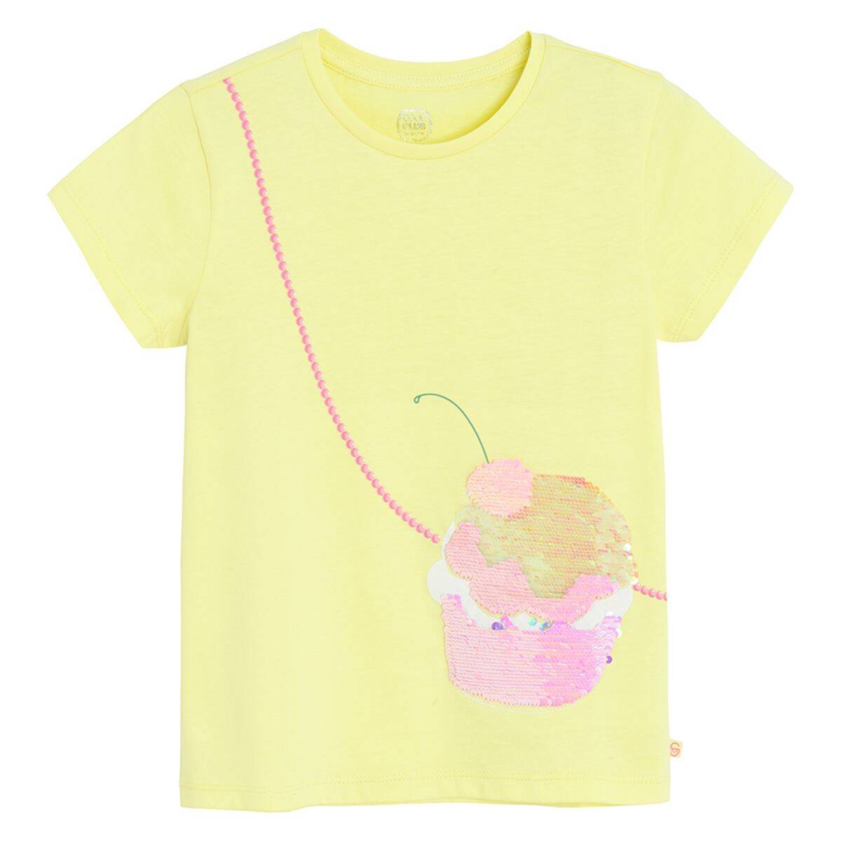 COOL CLUB majica KR CCG3010370 Ž Žuta 116