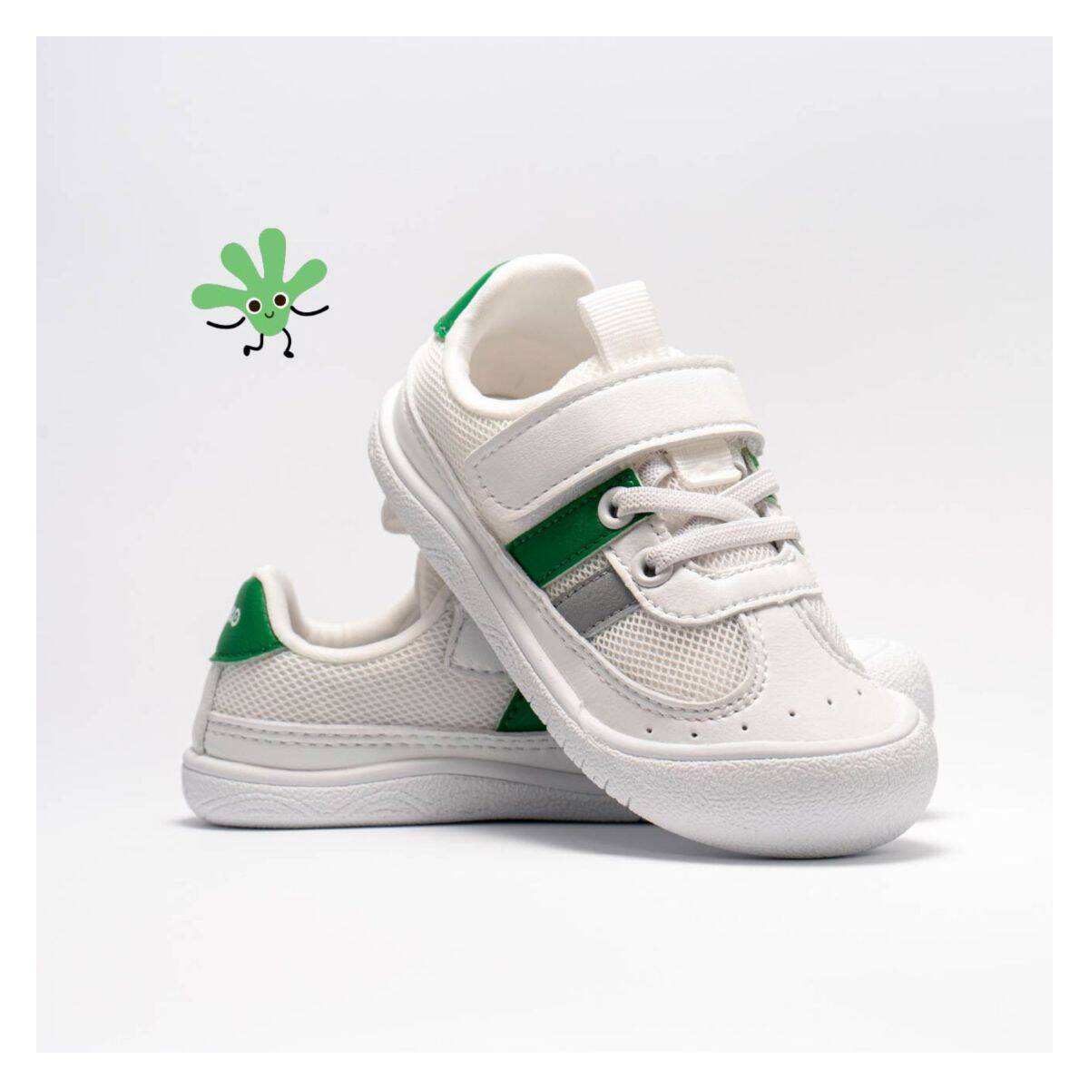 Gekko čevelj nizek GAJ809090 barefoot U white/grass 24