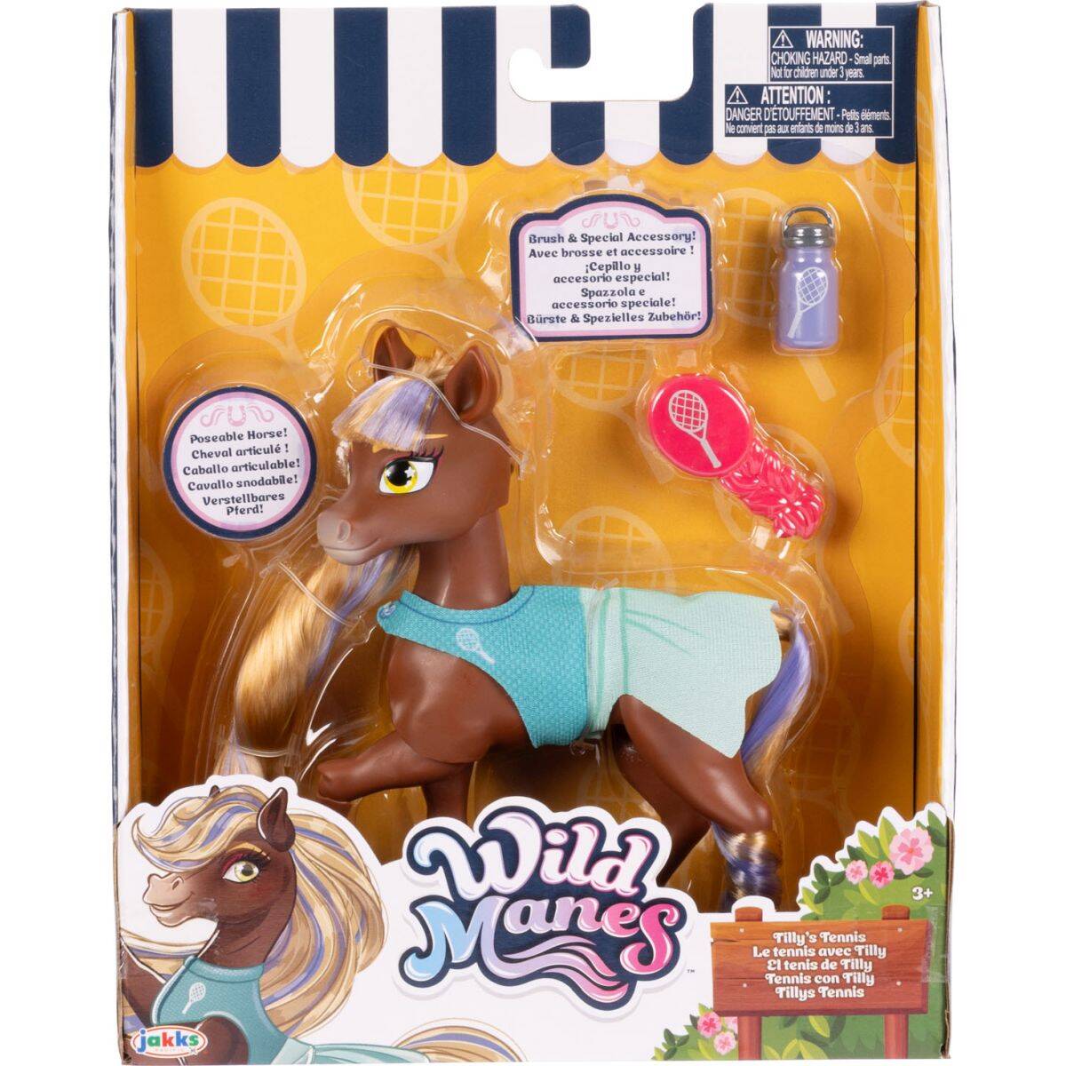 Jakks Pacific figura Wild Manes Tillyjin teniški dvoboj s konjem