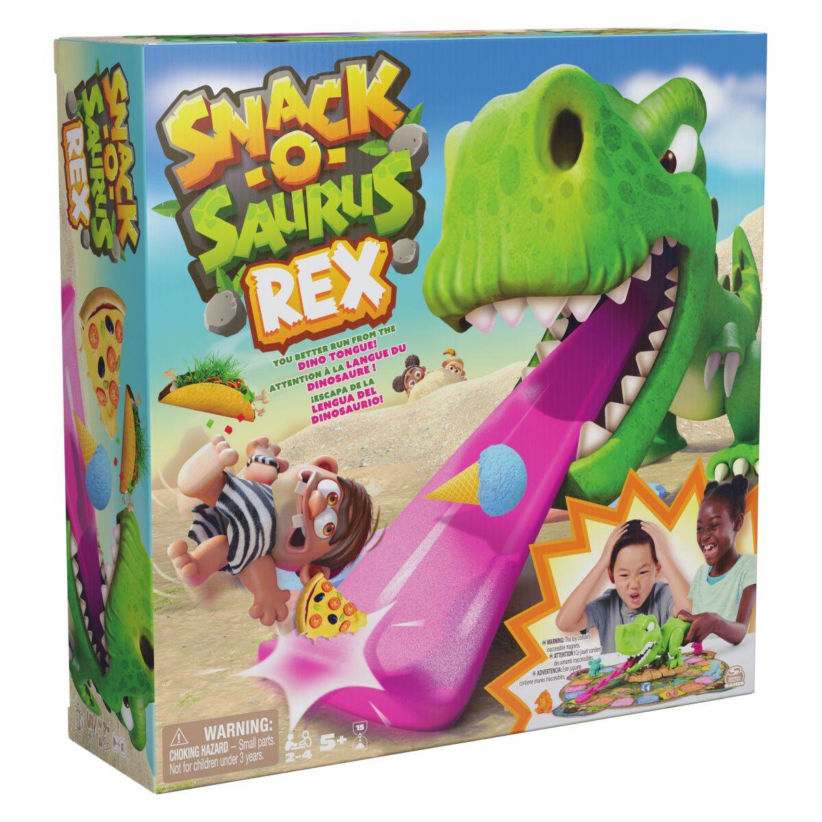 Spin Master družabna iga Snack o saurus-dinozaver 02847
