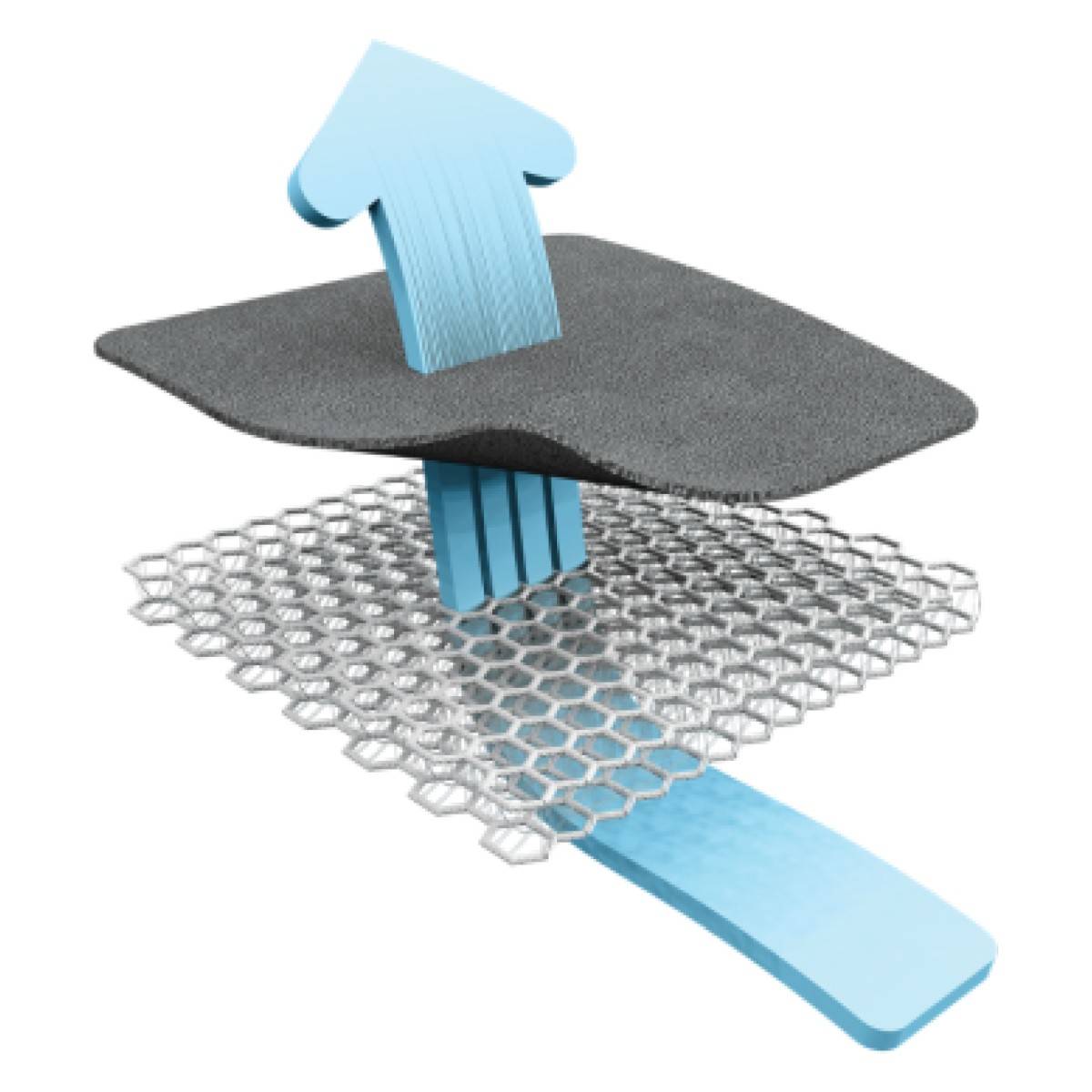 AEROMOOV Dodatak Zračna Podloga za autosjedalicu grupa 2, Seashell Stone