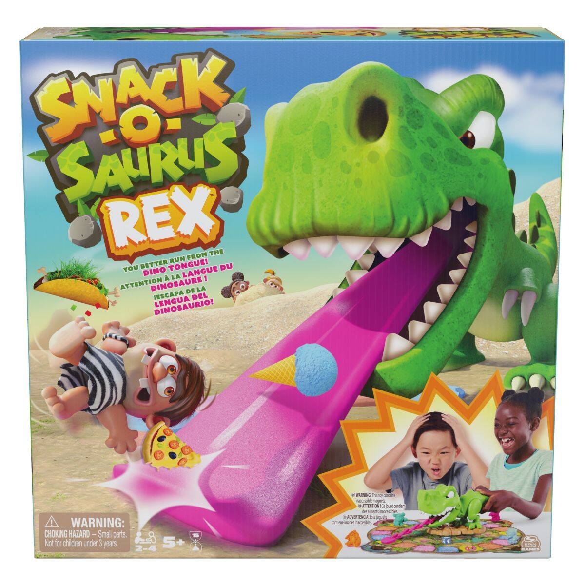 Spin Master družabna iga Snack o saurus-dinozaver 02847