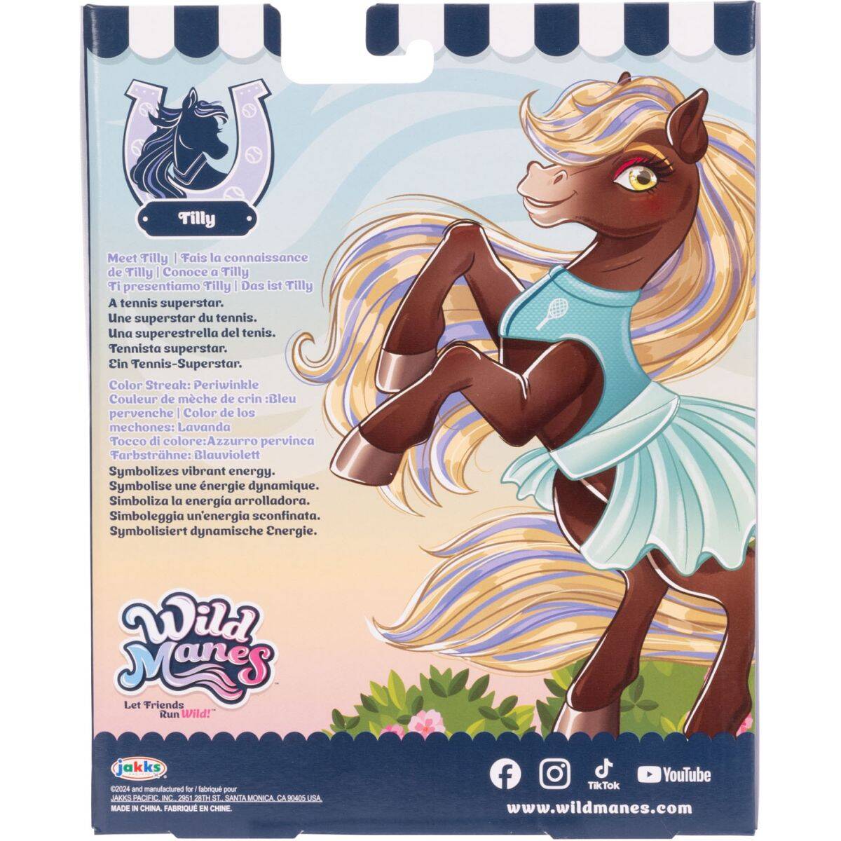 Jakks Pacific figura Wild Manes Tillyjin teniški dvoboj s konjem