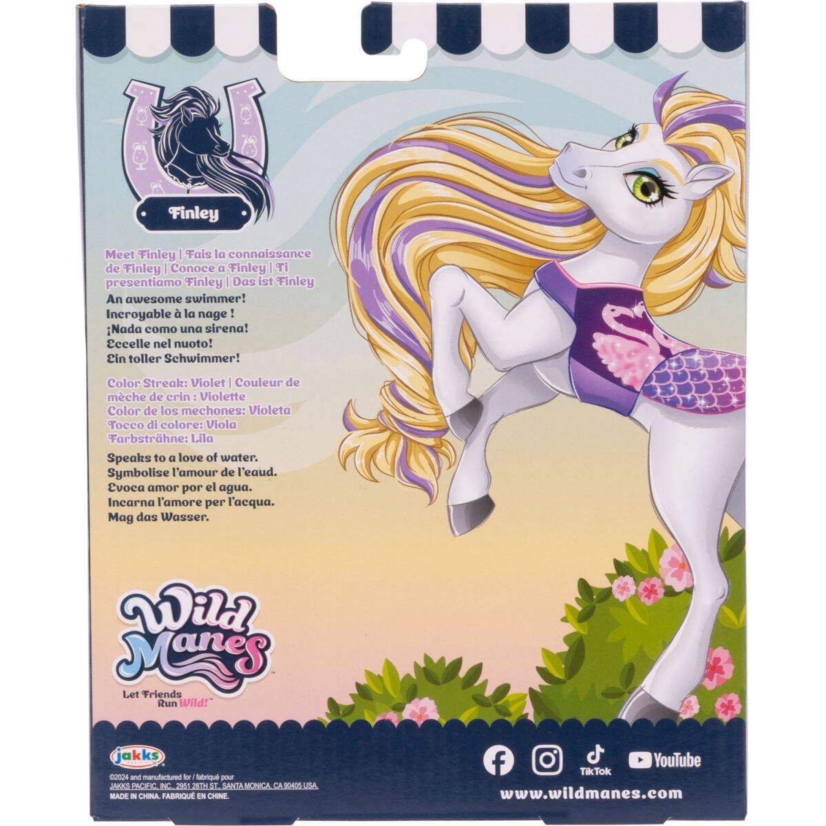 Jakks Pacific figura Wild Manes Finleyev bazen party