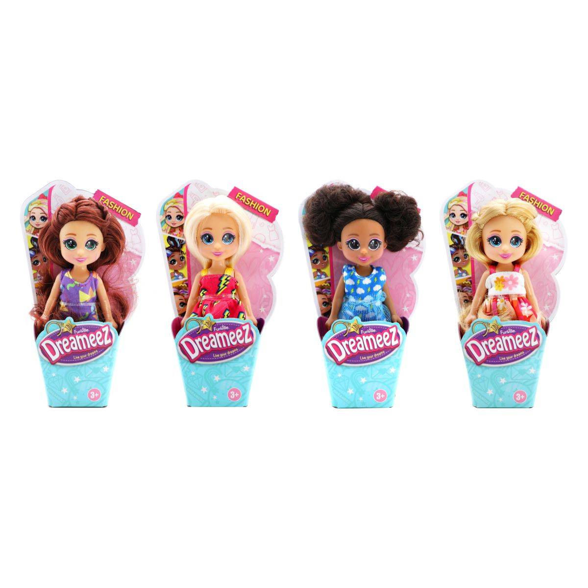 Dreameez Modna punčka MINI v kornetku sort. 81044