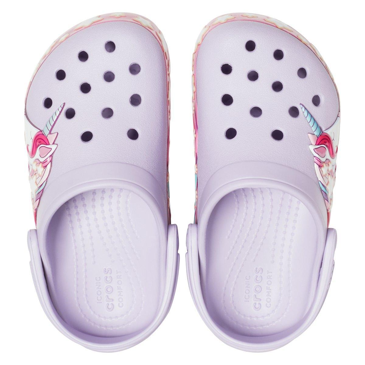 Unicorn crocs hot sale
