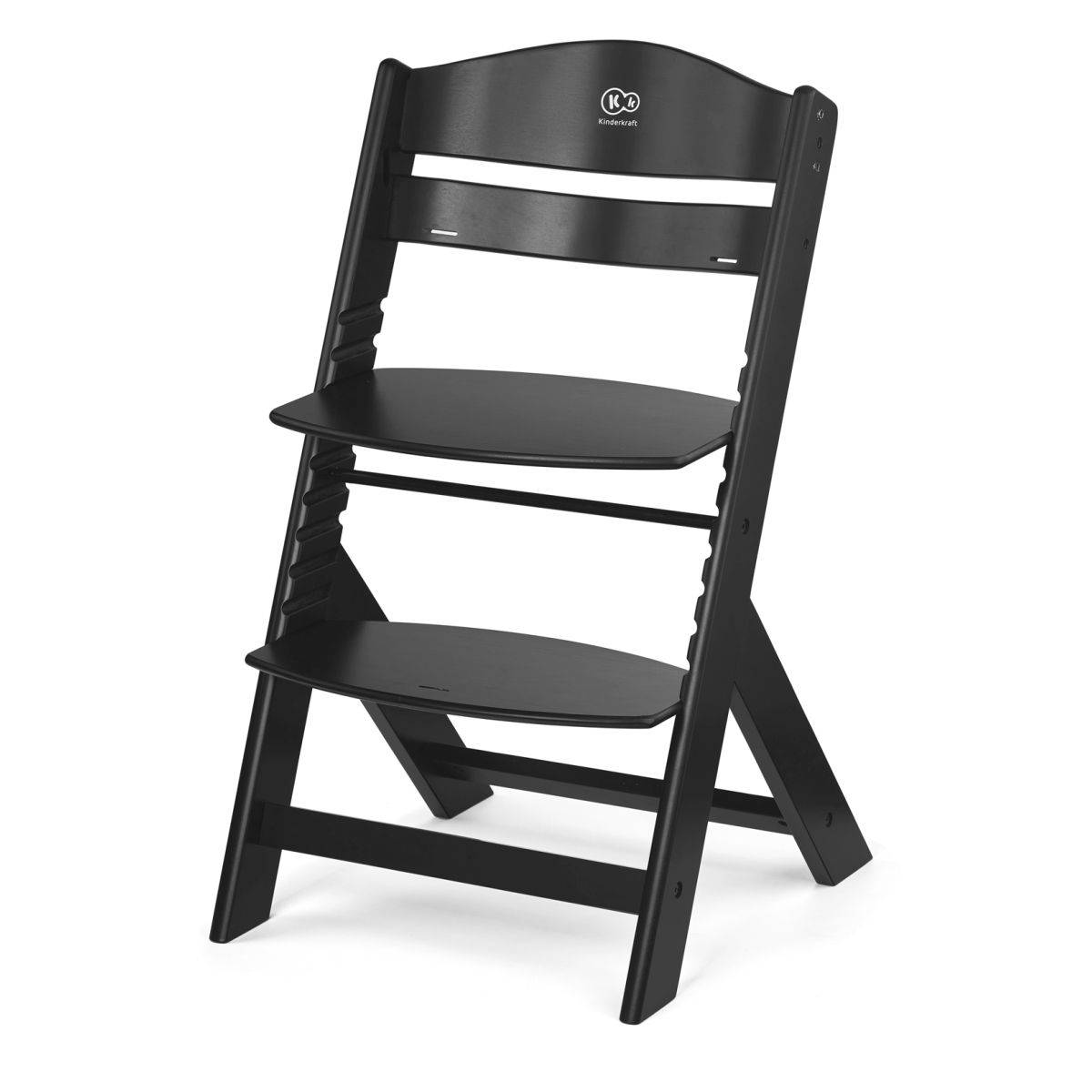 Kinderkraft stol za hranjenje Enock black