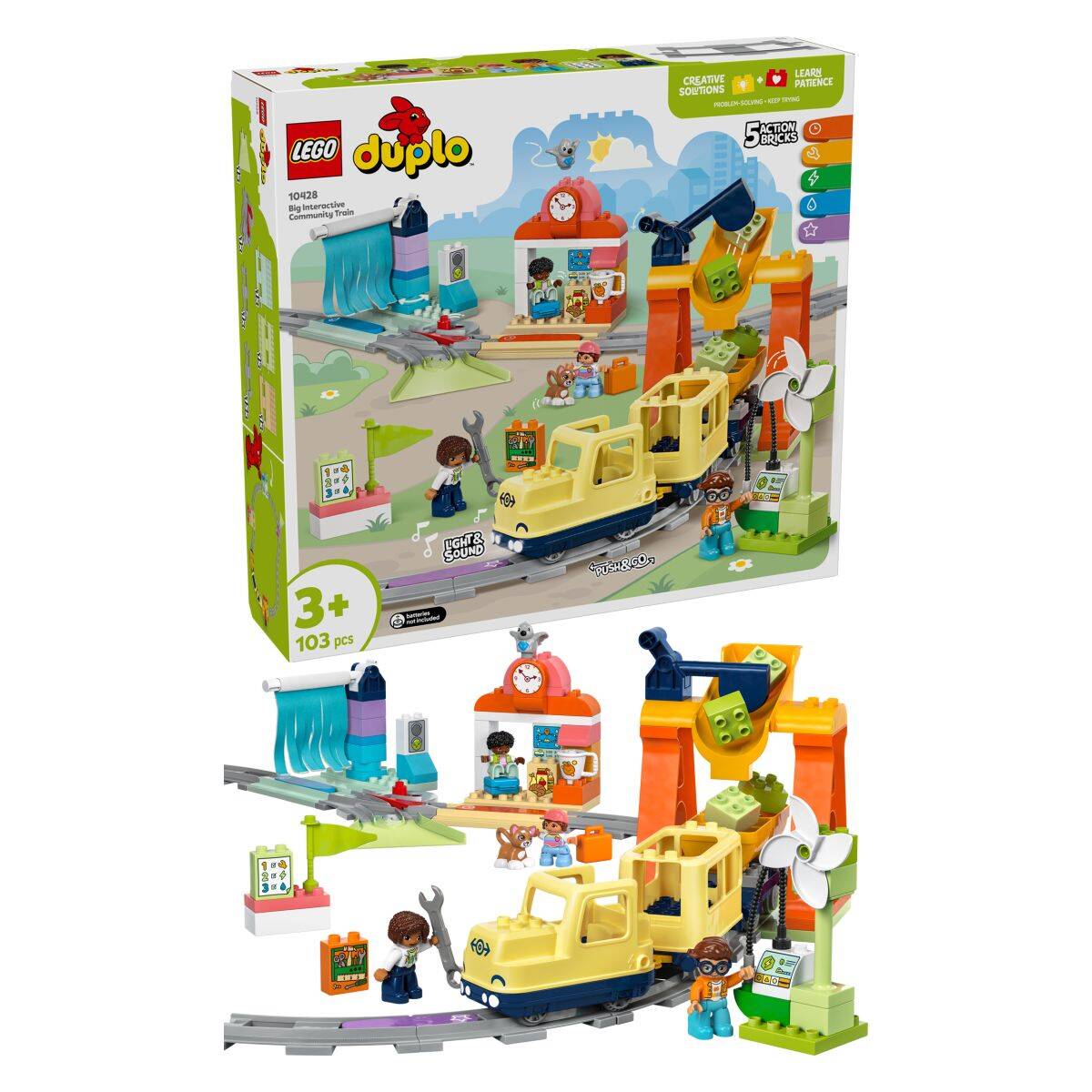 LEGO® DUPLO® 10428 Veliki interaktivni gradski vlak
