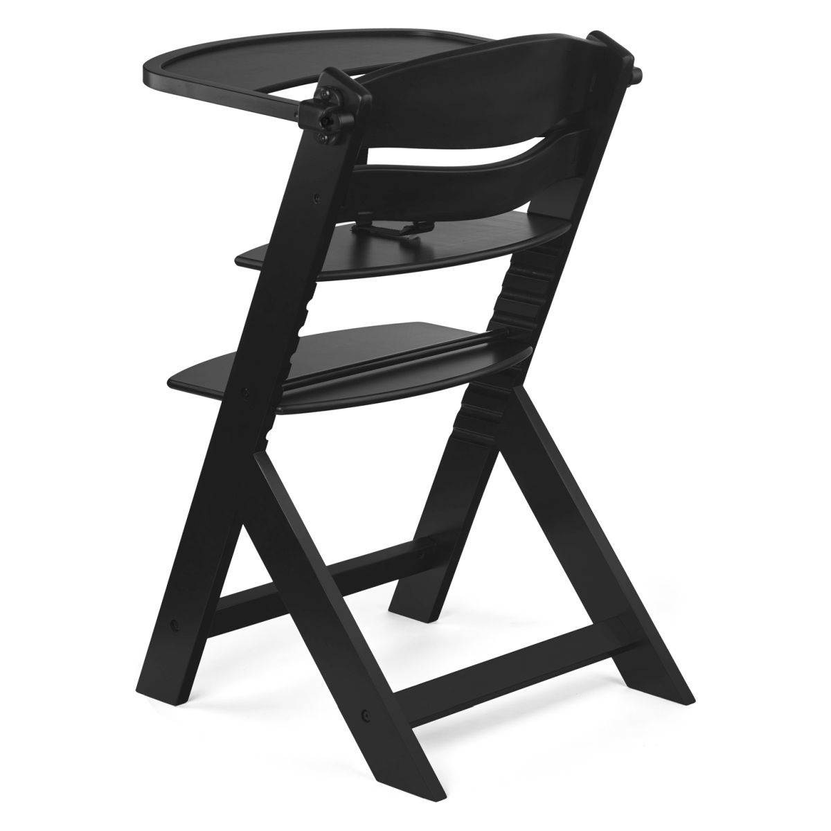 Kinderkraft stol za hranjenje Enock black