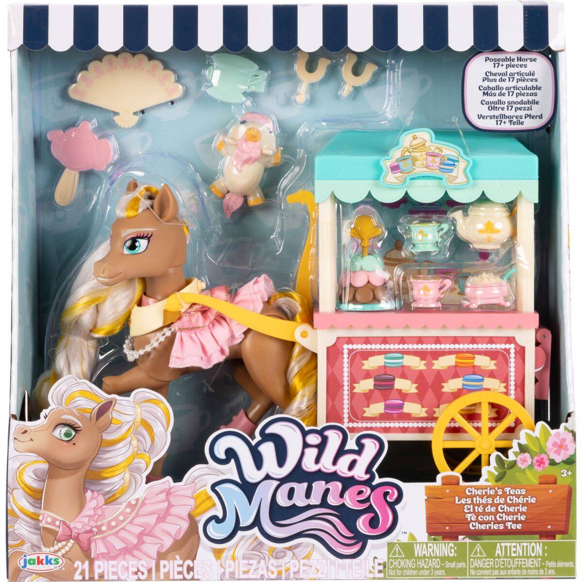 Jakks Pacific figura Wild Manes Cheriejina čajanka in kočijo