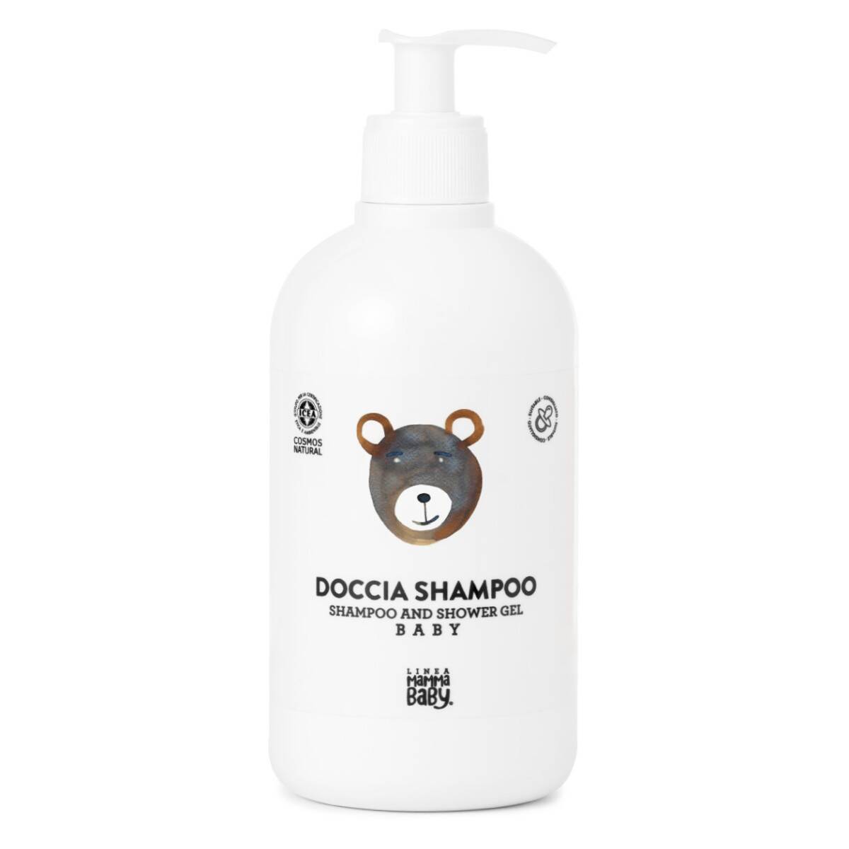 LINEA MAMMABABY® šampon 2u1 Šampon i gel za tuširanje za bebe i djecu - Cosmos Natural, 500 ml LMB-SAMP