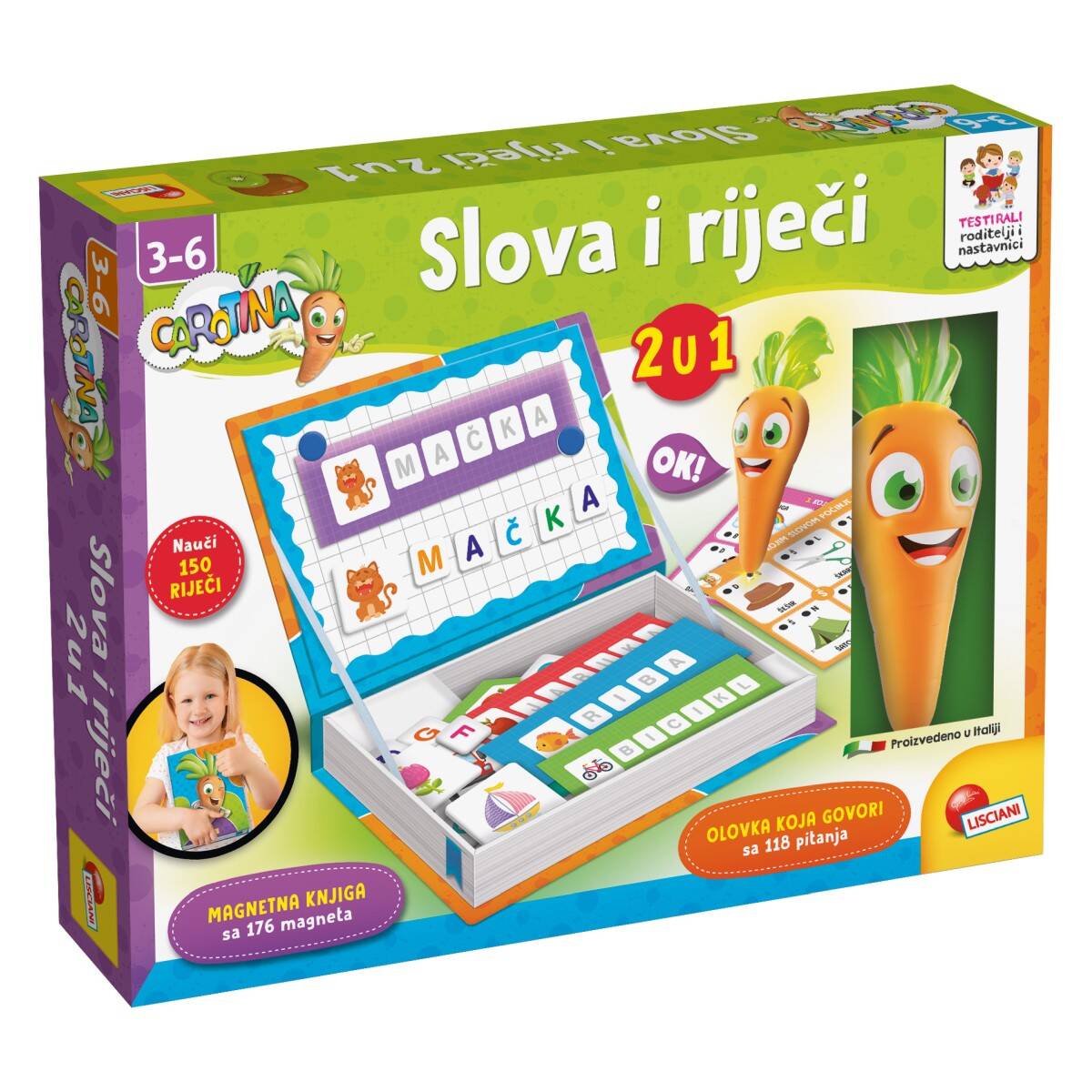 LISCIANI slova i riječi 2u1 HR110032
