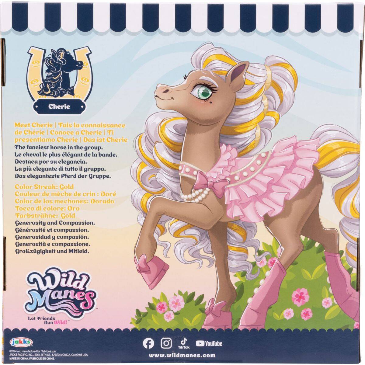 Jakks Pacific figura Wild Manes Cheriejina čajanka in kočijo