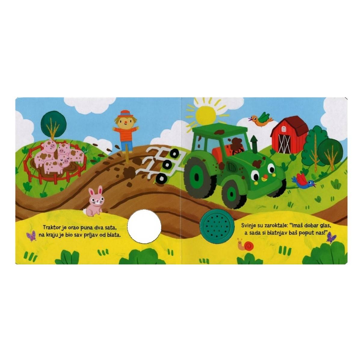 NAŠA DJECA Zeleni traktor 07330-3