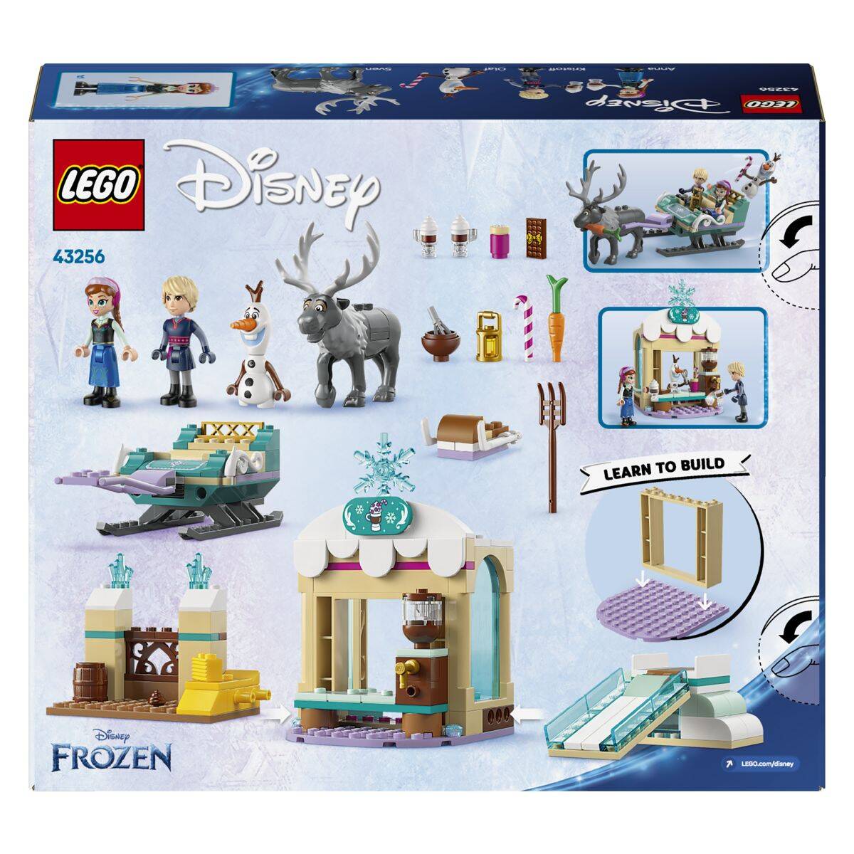 Lego® Disney Princess™ 43256 Anina dogodivščina s sanmi