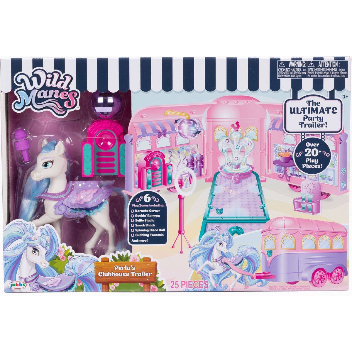 JAKKS PACIFIC set Wild Manes Clubhouse Trailer