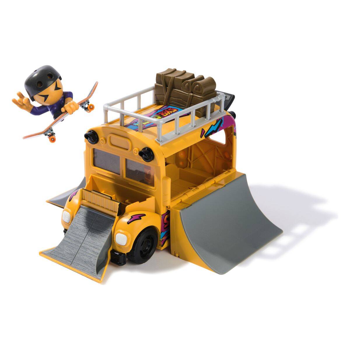 TECH DECK skejt + set za igru bus