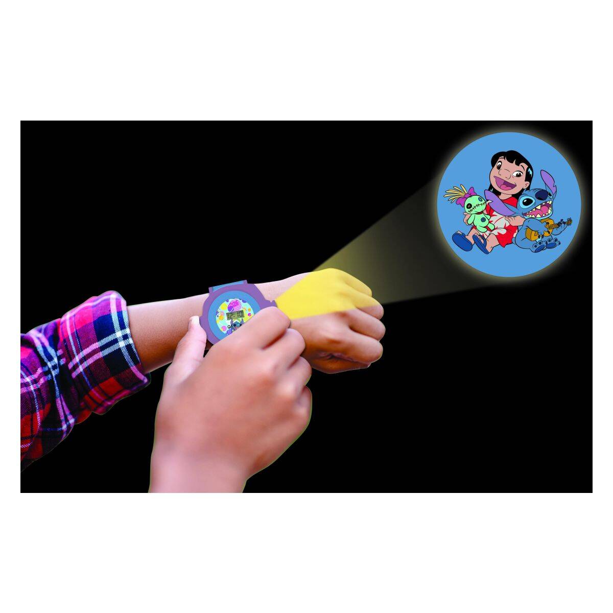 Lexibook digitalna projekcijska ročna ura Disney Stitch