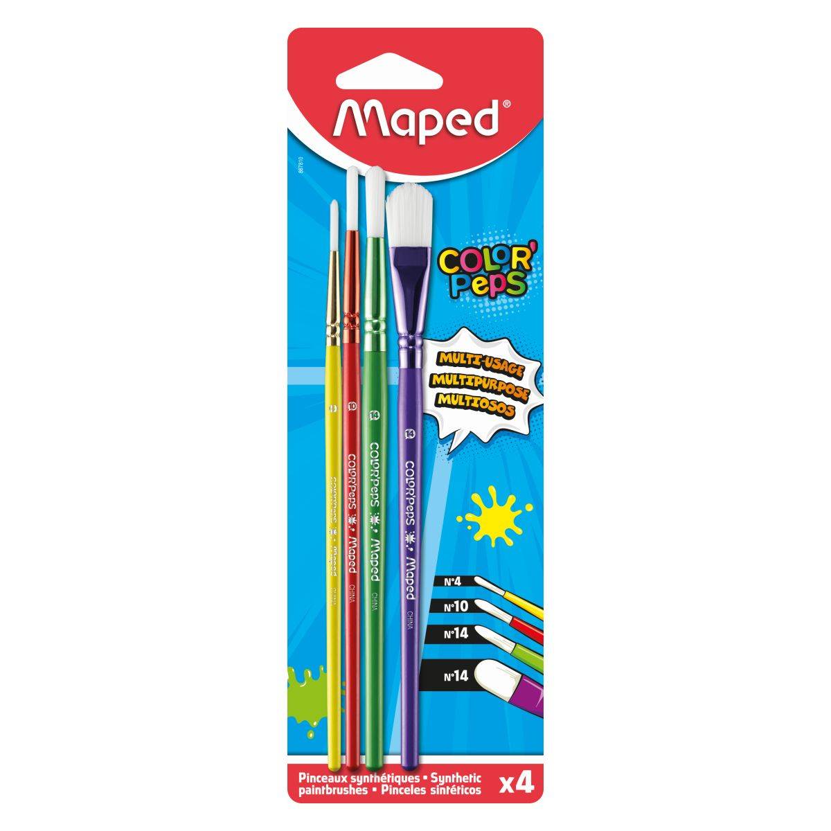 Maped čopiči 4/1-blister
