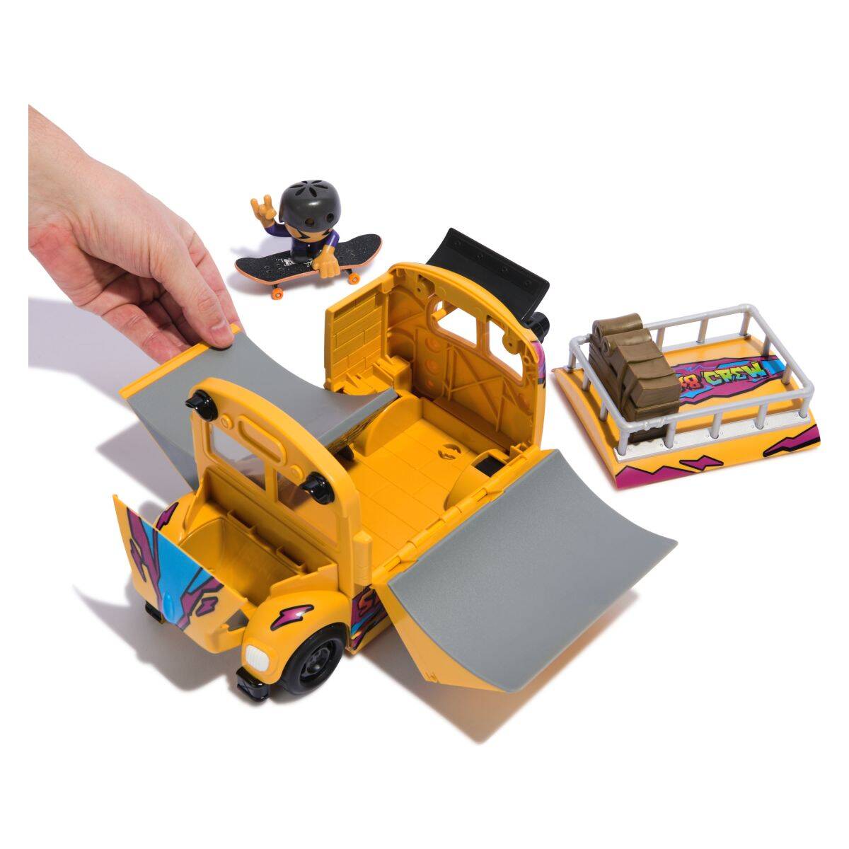 TECH DECK skejt + set za igru bus