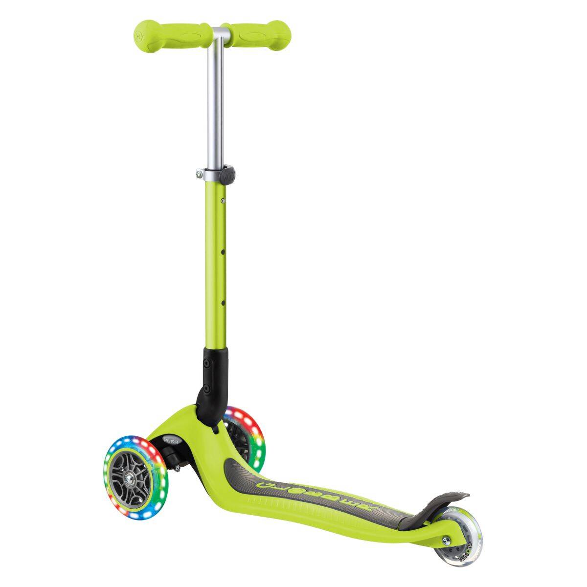 GLOBBER romobil Junior svjetleći kotači, sklopivi - zelen