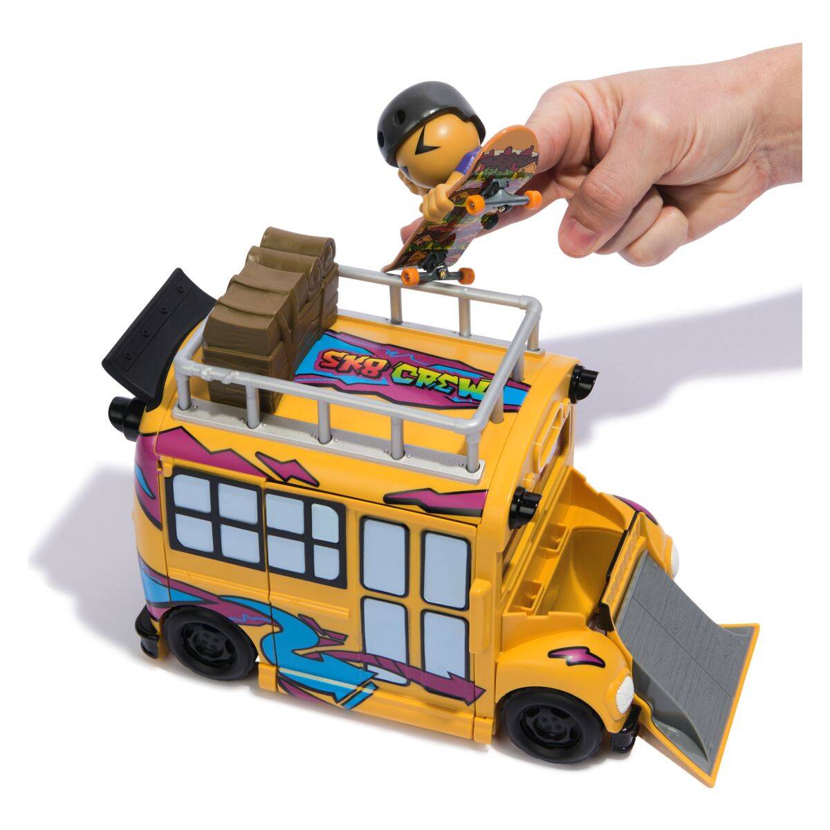 TECH DECK skejt + set za igru bus