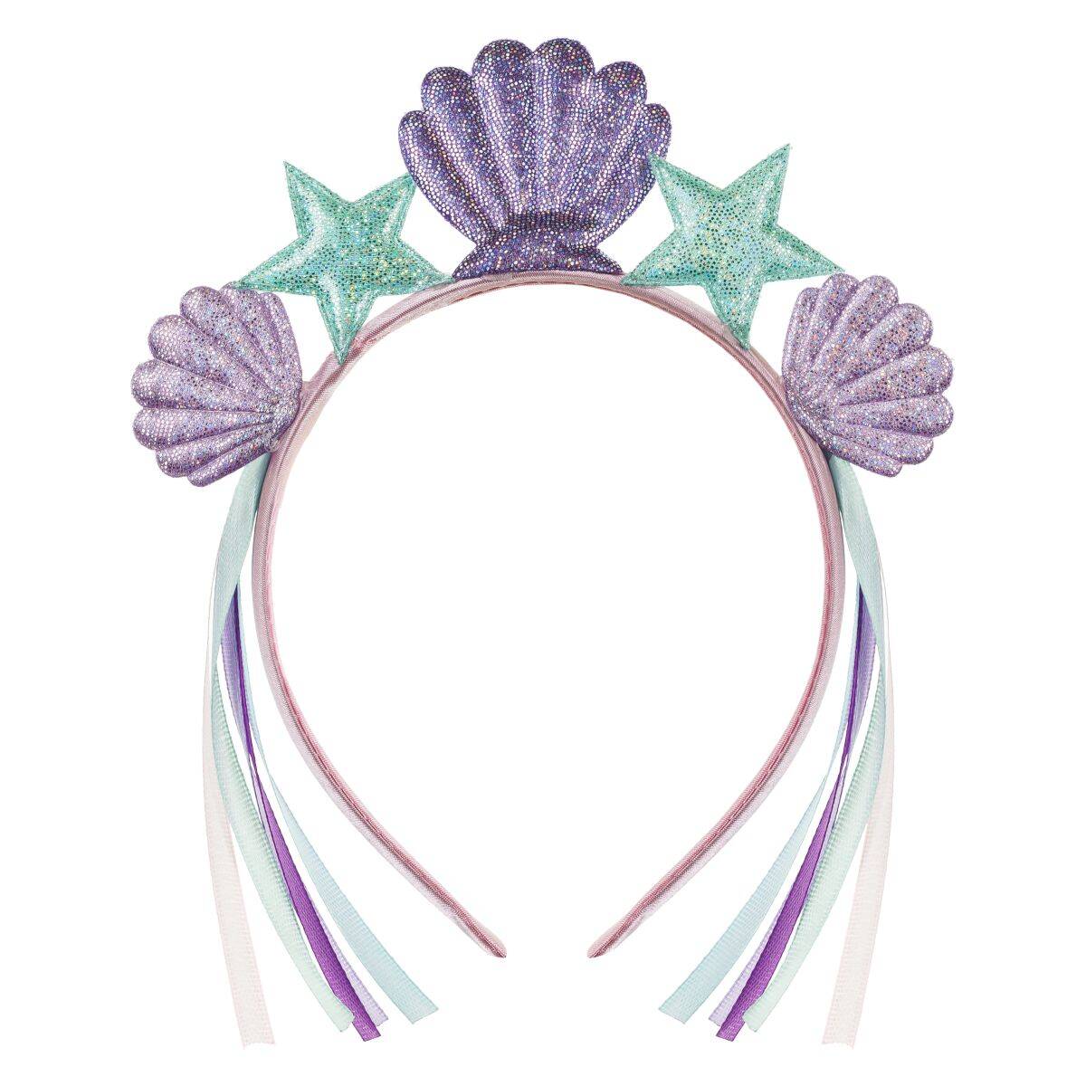 PartyDeco naglavni trak mermaid, 19,5 x 17,5 cm